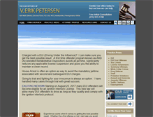 Tablet Screenshot of petersen-lawoffice.com